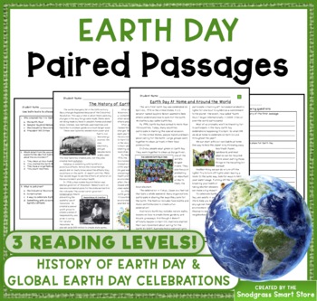 Preview of Earth Day: Reading Comprehension Paired Passages and Questions
