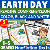 Earth Day Reading Comprehension Passages & Questions Bundl