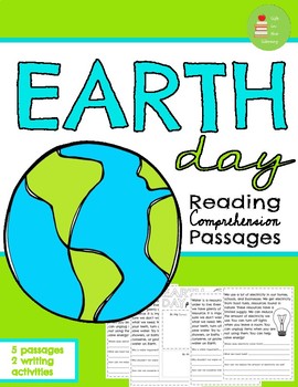 Preview of Earth Day Reading Comprehension Passages & Questions ~ Earth Day Activities