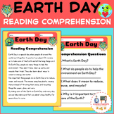 Earth Day Reading Comprehension | Spring Activities