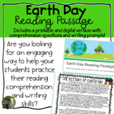 Earth Day Reading Passage- Digital and Printable Version