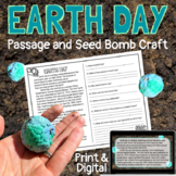 Earth Day Reading Passage and Recycled Paper Seed Bomb Cra