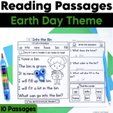 Earth Day Reading Passages | April | Comprehension