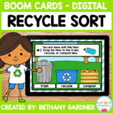 Earth Day Recycle Sort - Boom Cards - Distance Learning - Digital
