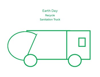 Preview of Earth Day Recycle, using shapes from Cutting Out Shapes