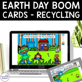 Preview of Earth Day Recycling | Boom Cards