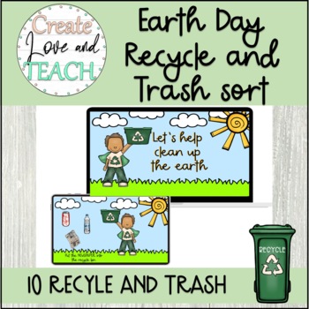 Preview of Earth Day Recycling Boom Cards