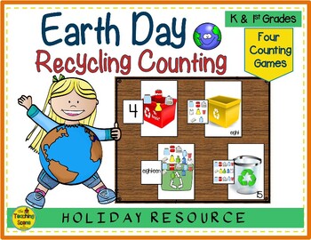 Preview of Earth Day Recycling Counting Games
