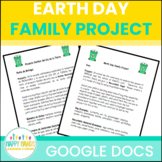 Earth Day Recycling Family Project in English and Spanish 