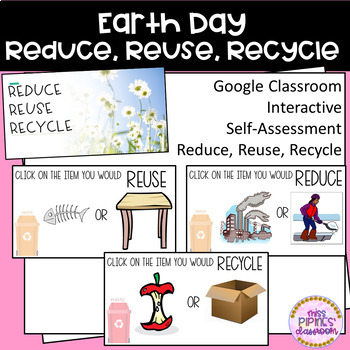 Preview of Earth Day: Reduce, Reuse, Recycle Game for Distance Learning