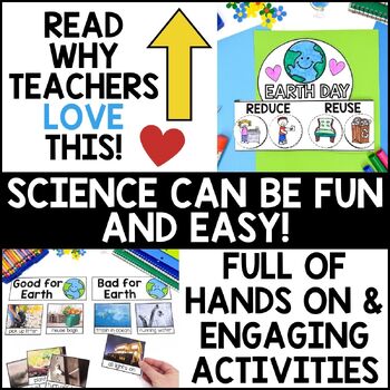 Download Earth Day Activities - Reduce Reuse Recycle Science Unit | TpT