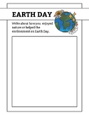 Earth Day Reflection