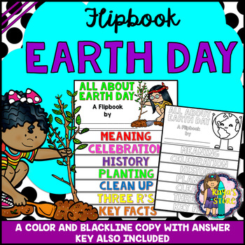 Preview of Earth Day Research Flipbook (All about Earth Day Facts & Activities)