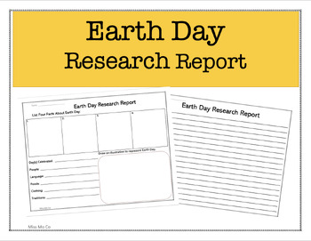 Preview of Earth Day Research Report
