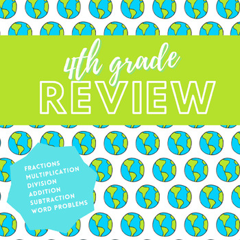 Preview of Earth Day Review Task Cards-4th Grade