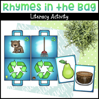 Preview of Earth Day Rhyming Pairs Activity