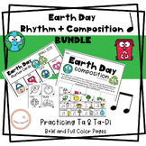 Earth Day Rhythm Composition BUNDLE for Lower Elementary Music