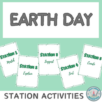 Preview of Earth Day STATION ACTIVITIES