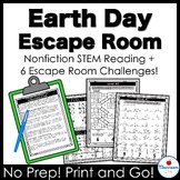 Earth Day STEM Reading Comprehension Escape Room