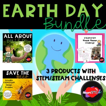 Preview of Earth Day STEM/STEAM Bundle - Project Based Learning