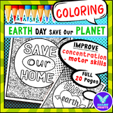 Earth Day Save Our Planet Coloring Pages Environment Class