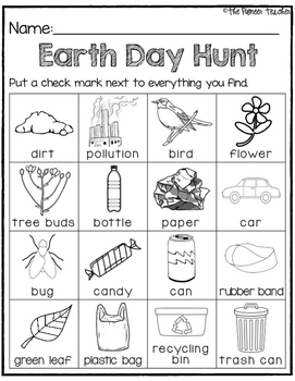 Preview of Earth Day Scavenger Hunt