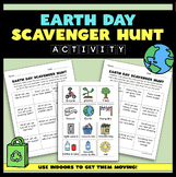 Earth Day Scavenger Hunt Activity - Indoor Movement Activity