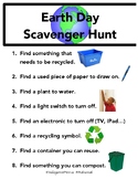 Earth Day Scavenger Hunt Activity (Kindergarten, Primary)