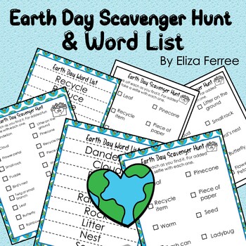Preview of Earth Day Scavenger List / Earth Day Activity
