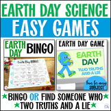 Earth Day 2024 Science Activities 5th Grade to 10th Games 