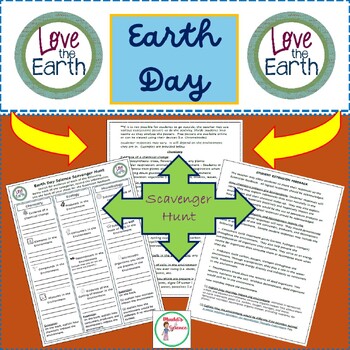 Preview of Earth Day Science Scavenger Hunt