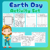 Earth Day Science Writing Reading Spelling Mini Book Activ