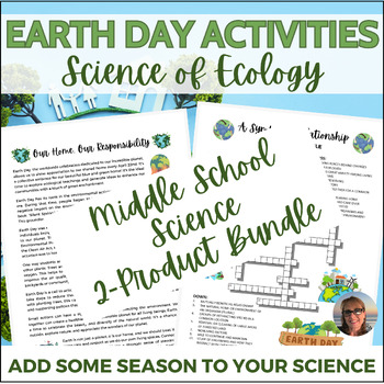 Preview of Earth Day/Science of Ecology Activities Independent/ Sub Plan 2-Product Bundle