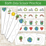 Earth Day Scissor Skills Cutting Strips
