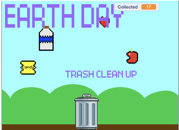 Preview of Earth Day Scratch Programming Game