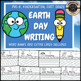 Earth Day Sentence Writing Nature Worksheets Spring PreK K