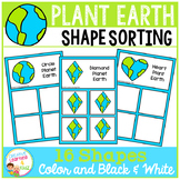 Shape Sorting Mats: Earth Day