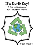 Earth Day Shared Reading PLUS student contract
