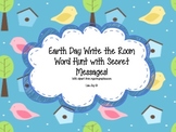 Earth Day Sight Word Hunt!  Write the Room with Secret Messages!