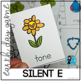Earth Day Silent Tricky E Activities for First Grade - Per