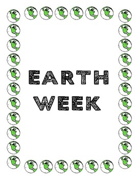 Preview of Earth Day Skit/Activities/Worksheet