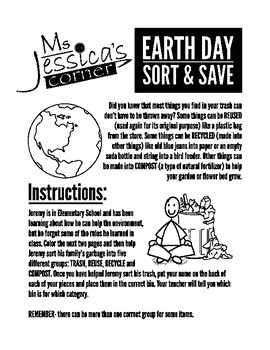 Preview of Earth Day: Sort & Save