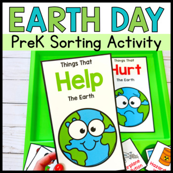 Preview of Earth Day Sorting Activity Preschool