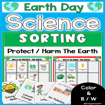 Preview of Earth Day Sorting Activity - Ways to Protect or Harm our Planet