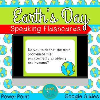 Preview of Earth Day Speaking Flashcards with President Speech Activity ESL