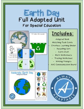 Preview of Earth Day | Special Education Adapted Unit
