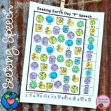 Earth Day Speech Language Therapy Seeking Activity S R L B