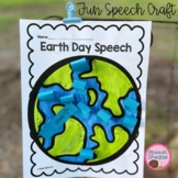 Earth Day Speech Therapy Craft for Articulation, Language 