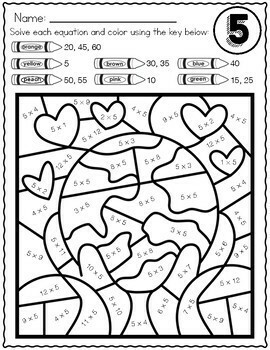 🧪 FREE Printable Science Color by Number Worksheets