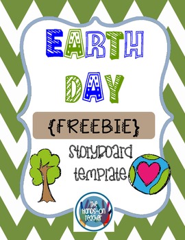 Preview of Earth Day Storyboard Template - {FREEBIE}